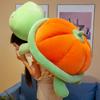 Cute Halloween Pumpkin Turtle Plush Toy Stuffed Fruit Pumpkin Turtle Shellp Tortoise Plushie Dolls for Children Gift for