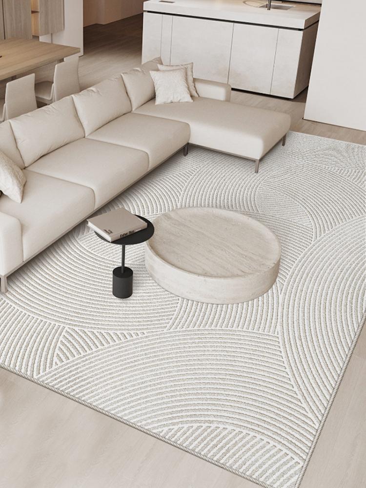 Modern Style Carpets for Living Room Fluffy Soft Lounge Floor Mat Thick Plush Cloakroom Rug Large Area Bedroom Decor Line Carpet