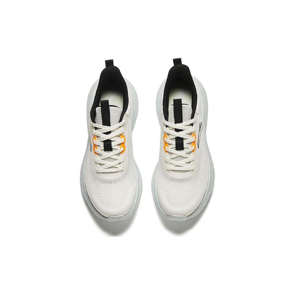 Anta Comfortable Cushioning Non-Slip Wear-Resistant Low-Top Running Shoes Men sneaker White Gray Black 912425510-2