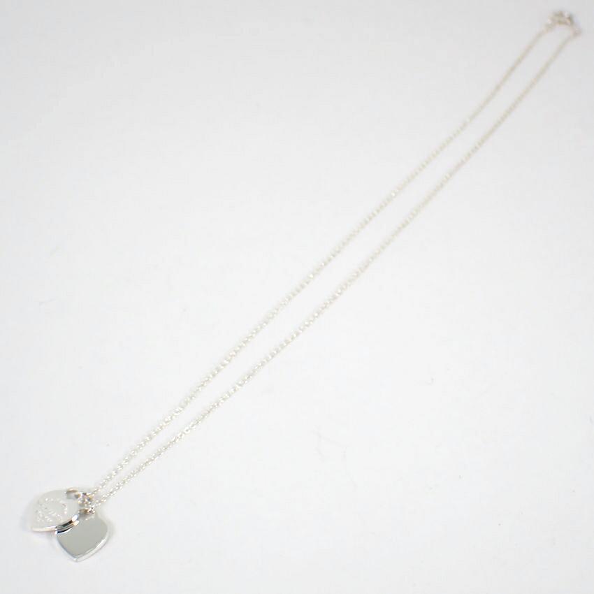 [Pre-owned] TIFFANY 925 Return To Tiffany Double Heart Tag Pendant/j62-10