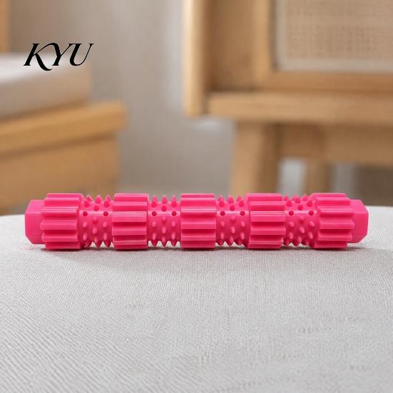 Dog Toys for Boredom And Anxiety Spiky Chew Stick, Indestructible Toy, Teeth Cleaning Safe Odorless Training Toy with Treat Dispensing Hole Aggressive