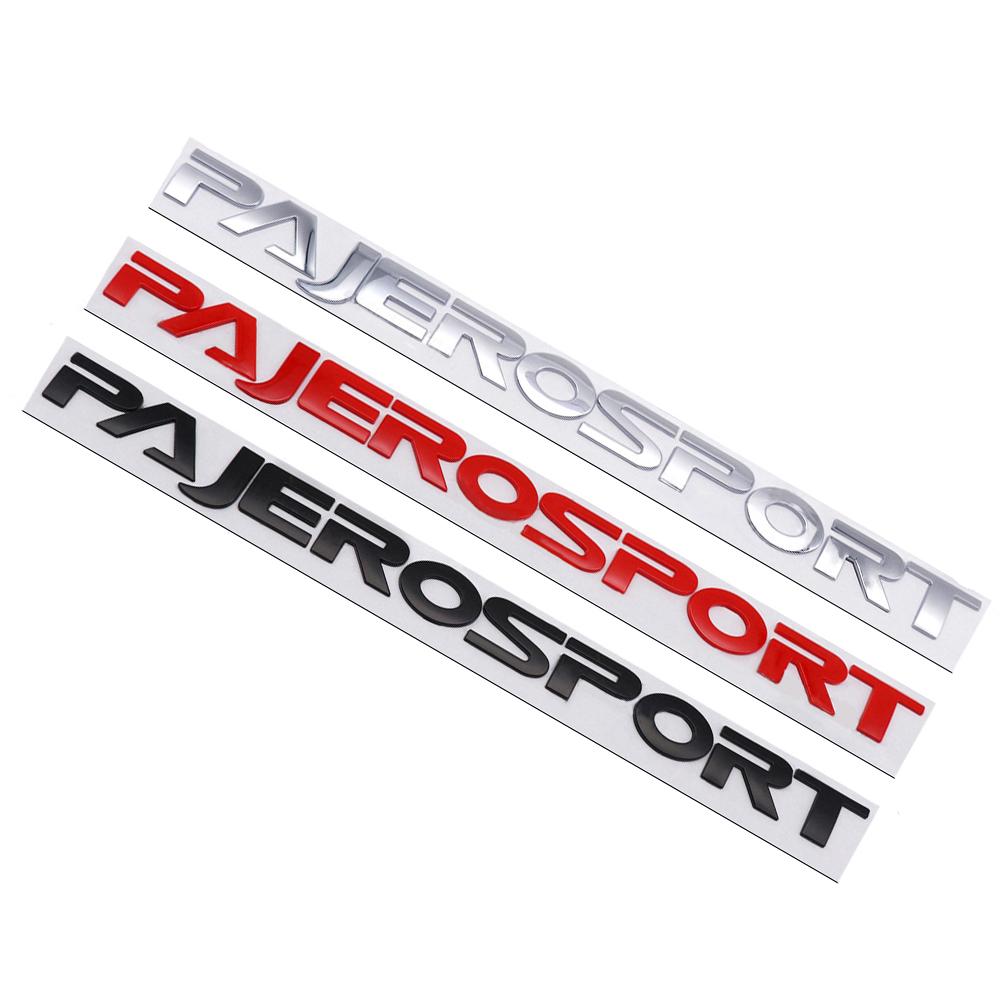 Car Head Hood Letters Logo Words Decals Sticker For Mitsubishi Pajero Sport Emblem Badge Styling Decoration Accessories