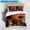 African Women 3pcs Bedding,Including 1pc Duvet Cover And 2pcs Pillowcases Perfect for Christmas,Ideal for Bedroom, Dormitory