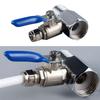 1/4'' 1/2'' Faucet Control Switch Alloy Quick Connector Tap Durable Water Purifier Ball Valve