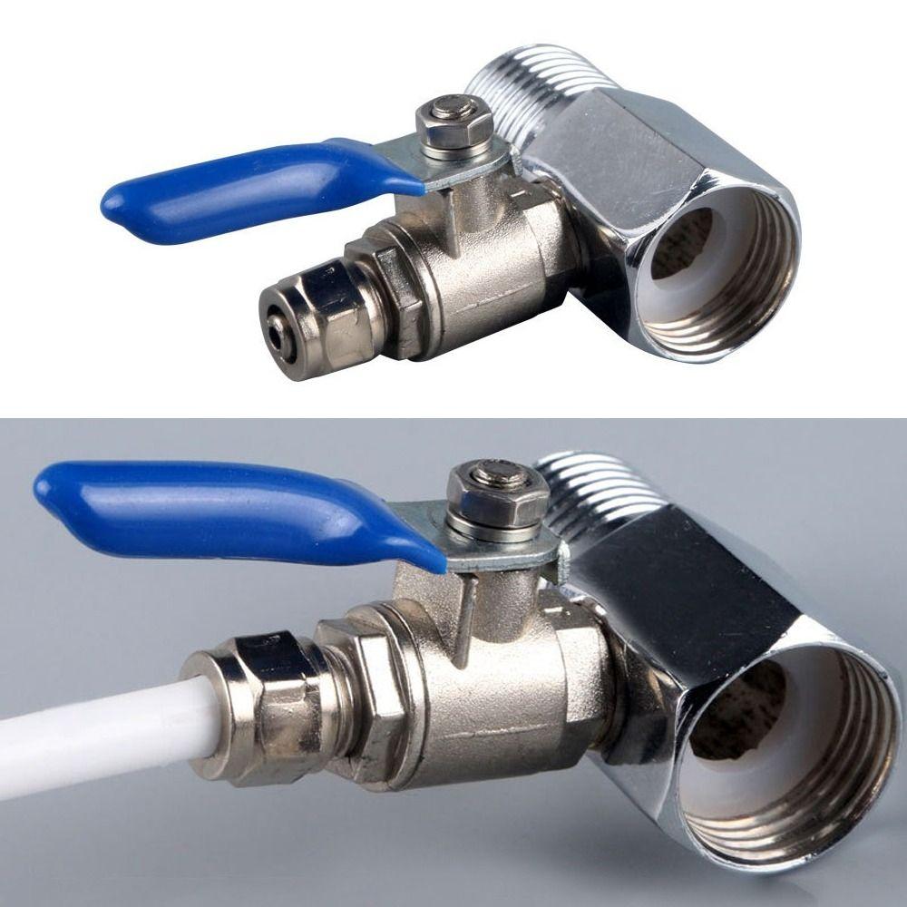 1/4'' 1/2'' Faucet Control Switch Alloy Quick Connector Tap Durable Water Purifier Ball Valve