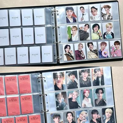 5/6/7/8/13/15 Grids Photocard Holder 1set Kpop Photo Albums Idol Card Collect Book Binding Machine Binder Photocard