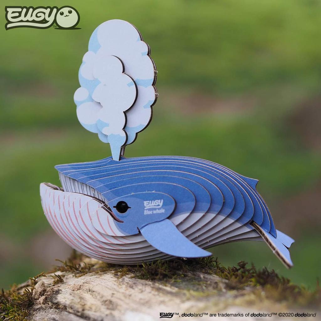 EUGY Blue Whale Paper Puzzle - A fun educational toy for elementary school boys and girls, as well as adults, making it a great gift.