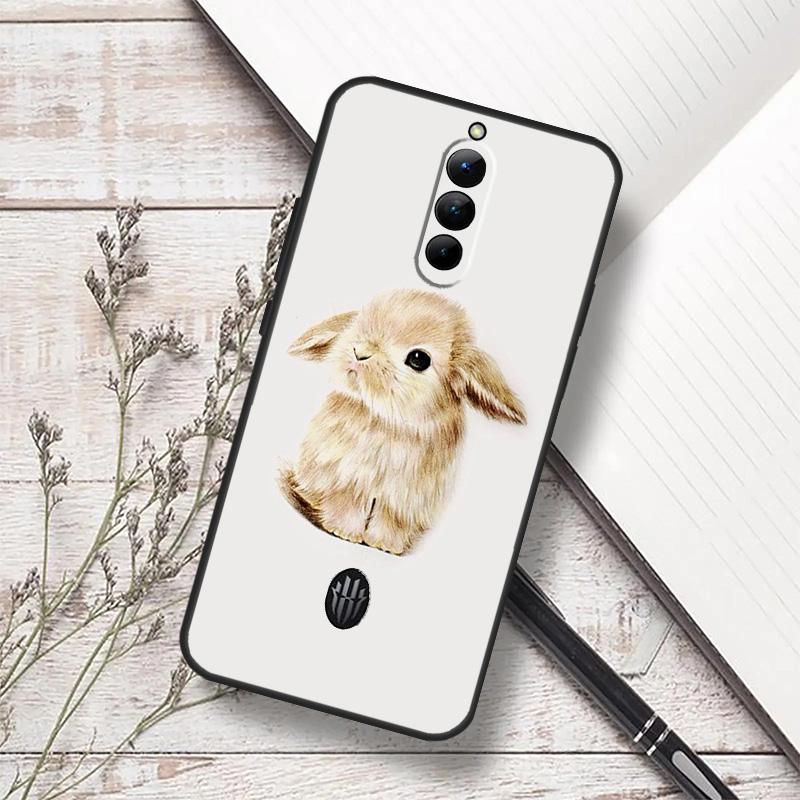 Rabbit Case For ZTE Nubia Red Magic 11 10S 9S 8S 8 9 10 Pro Plus 7 6S 7S Pro RedMagic 10 Air Cover