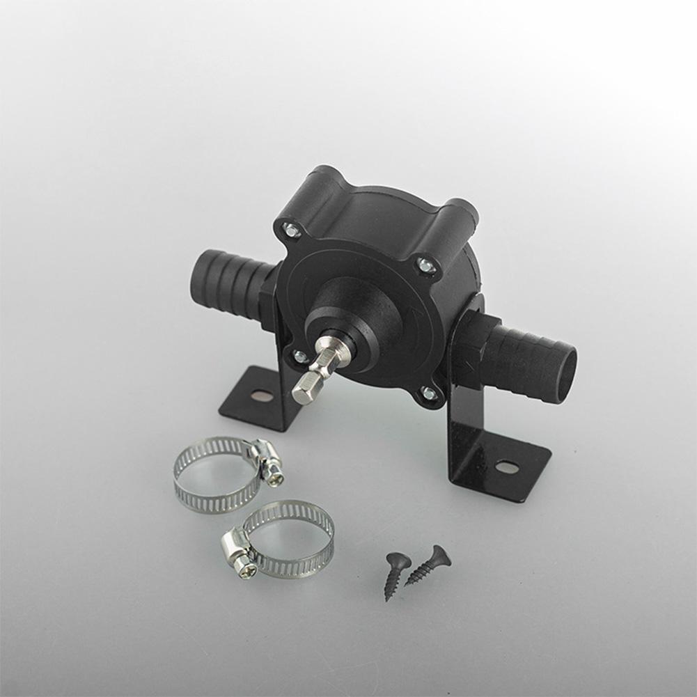 Electric Drill Pump Portable Mini Hand Liquid Transfer Pump Self-priming Diesel Oil Fluid Water Pump DC Pumping Machine for Home