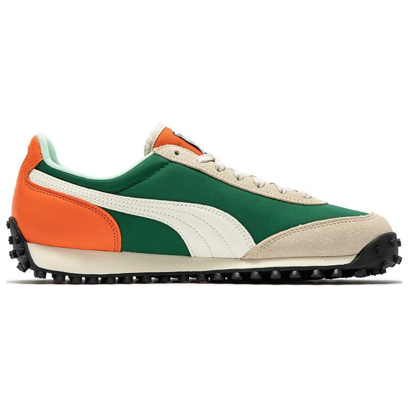 New Puma Fast Rider Beige Green Orange 393993-01
