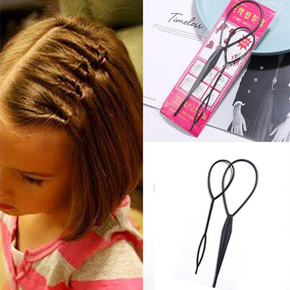 Maker Weave Hair Clip Hair Braiding Tools Hair Dispenser Pull-through Hair Needle Hair Braider Kit