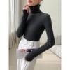 Women's Slim-Fit High-Neck Cashmere Sweater, Solid Color Knit for Layering, 2025 Autumn/Winter Arrival, Flattering Tight-Fit Design.