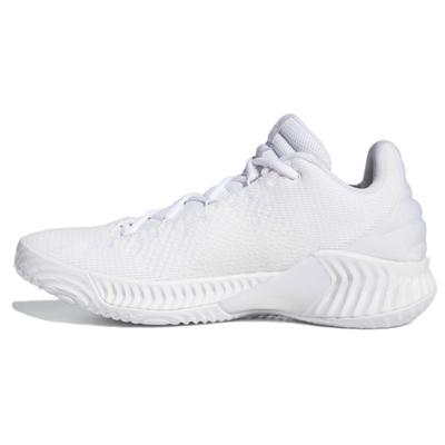 Pro Bounce 2018 Low Athletic Comfortable Cushioning Slip Resistant Low Top Basketball Shoes Men's White FW0903