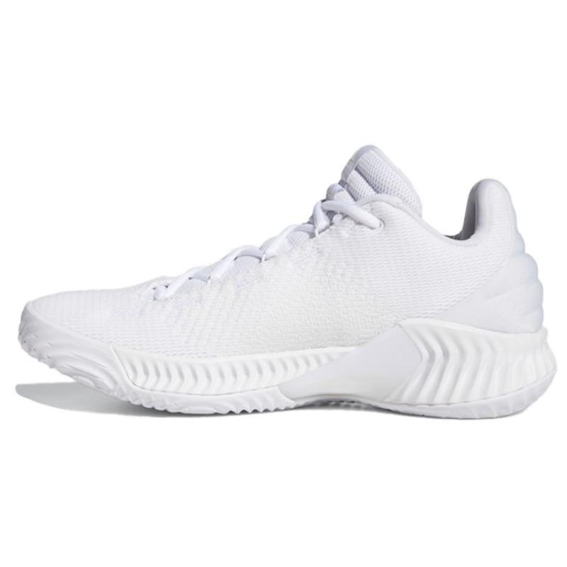 Adidas Pro Bounce 2018 Low Спортивные Удобные Амортизация Нескользящие Низкие Баскетбольные Кроссовки Мужские Белые FW0903 46 белый