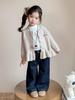 2025 Girls' Fashion Knitted Cardigan Sweater - Autumn Style for Toddlers