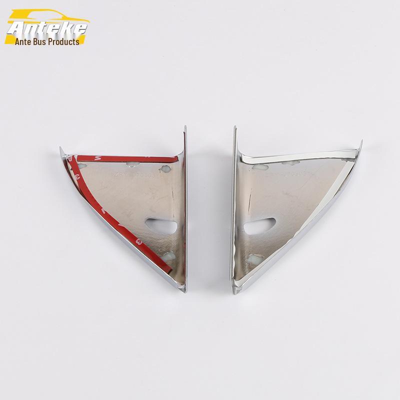 19 Qashqai Inner Triangle Trim Bright Frame Sticker for Car Window Interior Modification