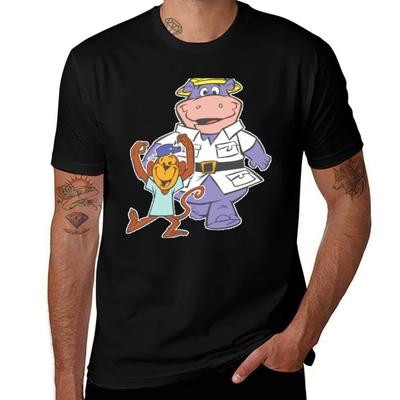 Peter Potamus T-Shirt Mann T-Shirt Sommer Oberteile für Mann Baumwolle T-Shirts