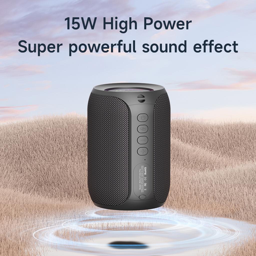 ZEALOT S32Pro Portable Wireless Speaker with BT 5.2 Technology IPX5 Waterproof Speakers HiFi Sound MIC AUX TF Card USB