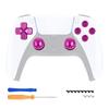 Aluminum Alloy Gamepad Replacement Button Set Handle Joystick Modified Accessories Compatible For Ps5