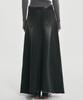 Nigaennikol Maxi Washing Denim Skirt_Black