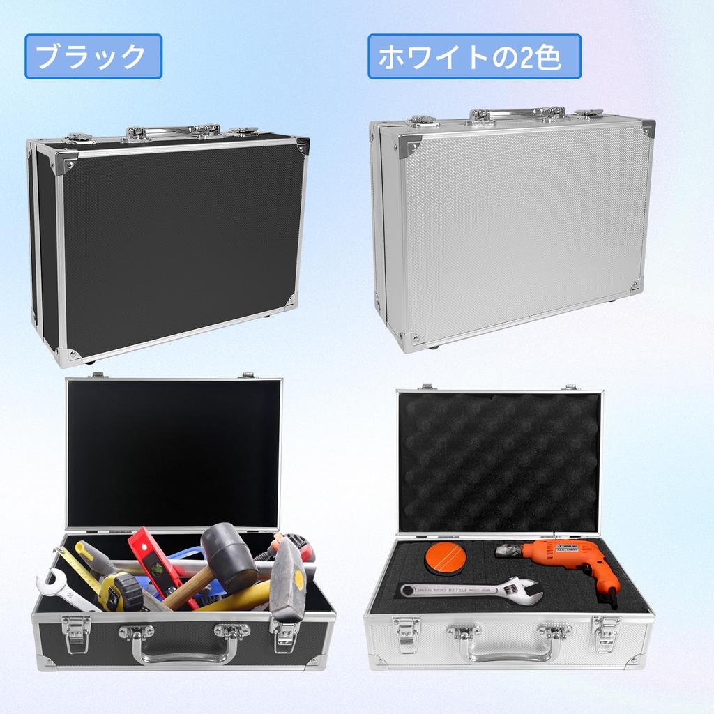 CZEAR Aluminum Tool Duralumin Attache Case with Block Small Tool Aluminum Tool Small Storage Display Fireproof 30 X 21 X Case, Case, Cushion, Storage,