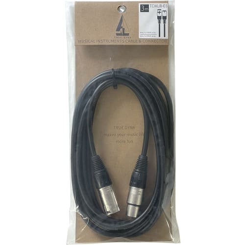 TRUE DYNA TrueDyna Microphone Cable TDXLR-03 (3m XLR/XLR)