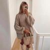 2025 Spring/Autumn European & American Women's Chic Round Neck Thin Knit Sweater