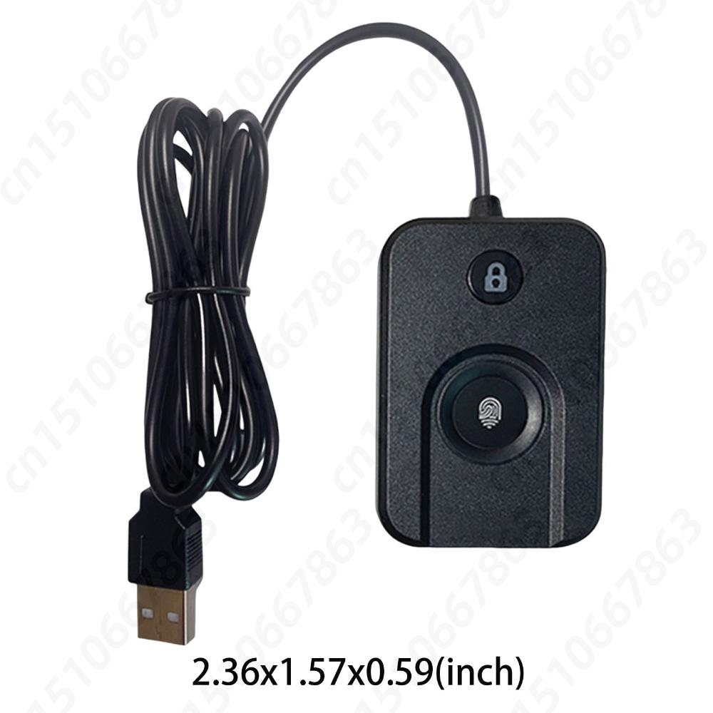 Windows Hello 10/11 Biometric Fingerprint Login USB Reader Scanner Module Device for PC/Laptop Security Key Safe Account Login
