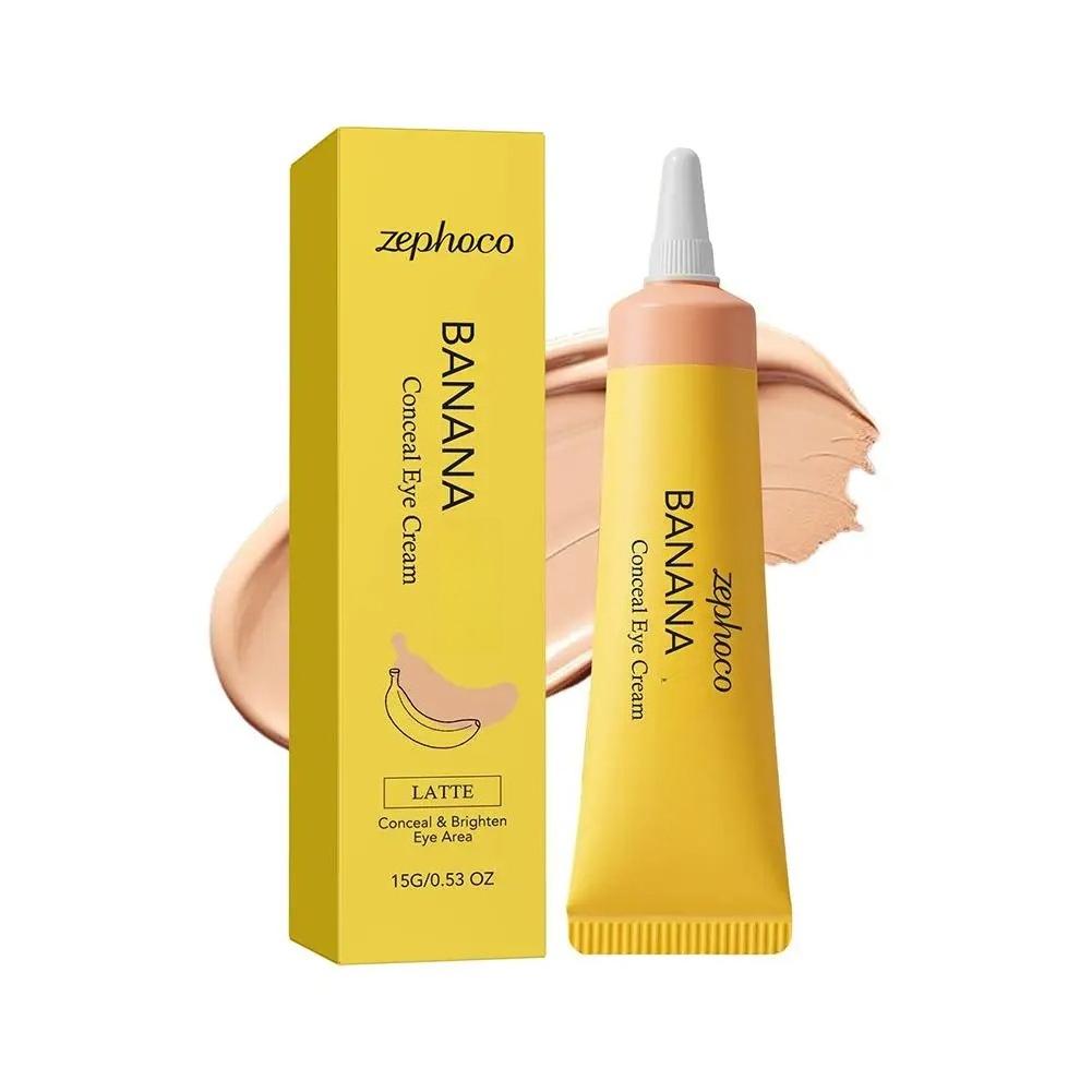 Premium Banana Pdrn Under‑Eye Concealer, Dark Circles Blemish Cover, Lightweight Moisturizing Brightener
