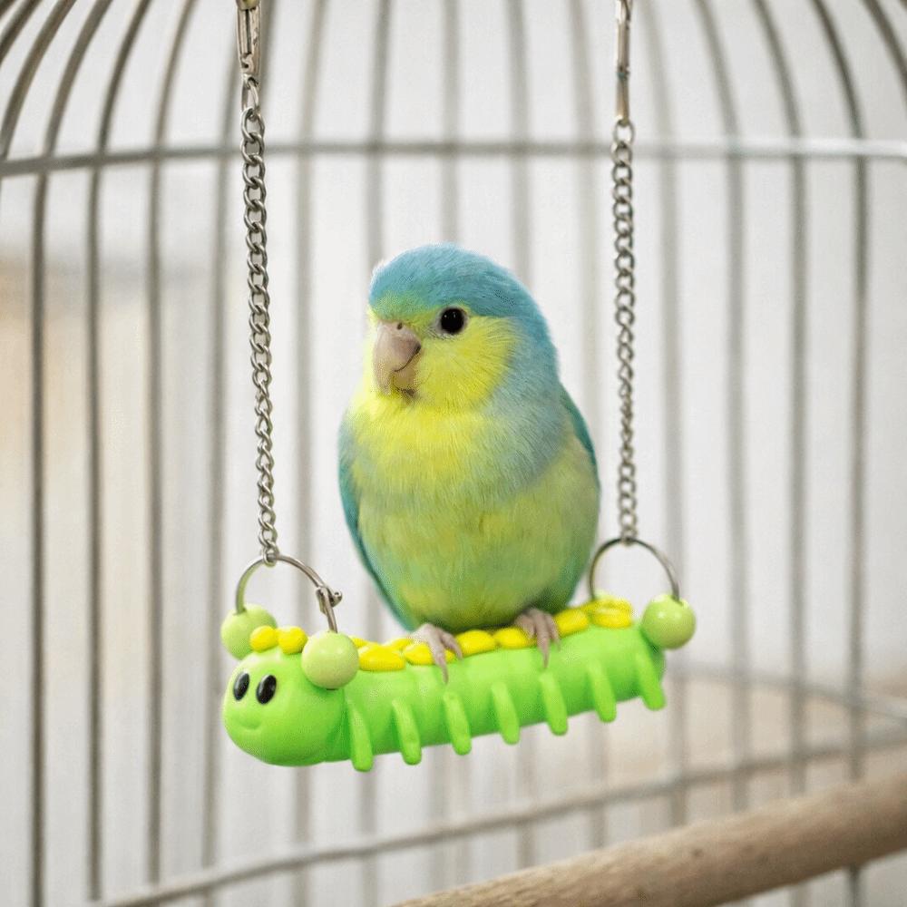 Bite Resistant Parrot Perch Stand Durable Parrot Swing Toy Fun Birds Climbing Ladders Training Toy