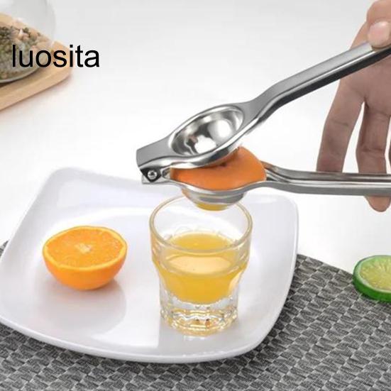 Manual Lemon Juicer, Fruit Squeezer, Comfortable Grip, Stainless Steel, Easy To Clean, Seedless Lemon Squeezer