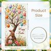 Easter Banner Spring Flowers Happy Easter Display Easter Egg Backdrop Festive Design For Spring Celebration Family Gathering