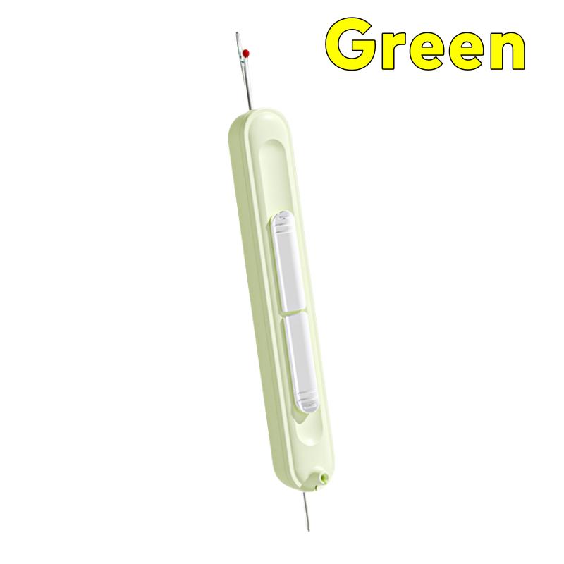 New Needle Threader 2 in 1 Multi-function Needle Threader for The Elderly Double Hand Sewing Tool Crafting Cross-Stitch Accesori