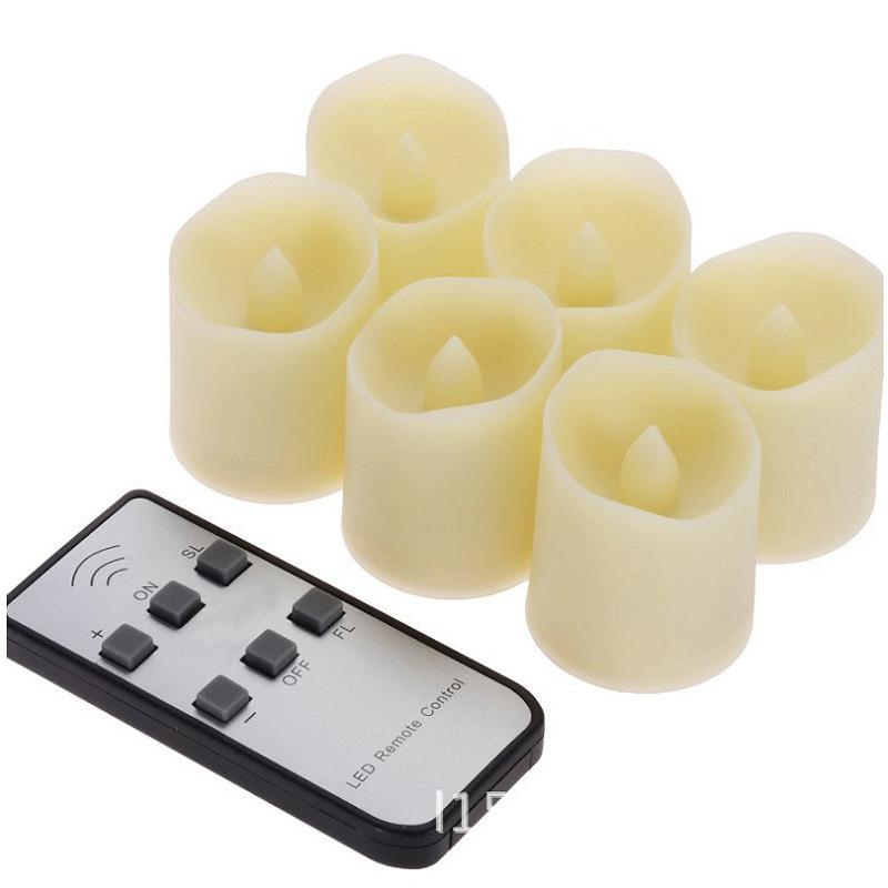 LED Tea Light Candles for Halloween, Christmas, Birthdays, Weddings - Remote Control Night Lights