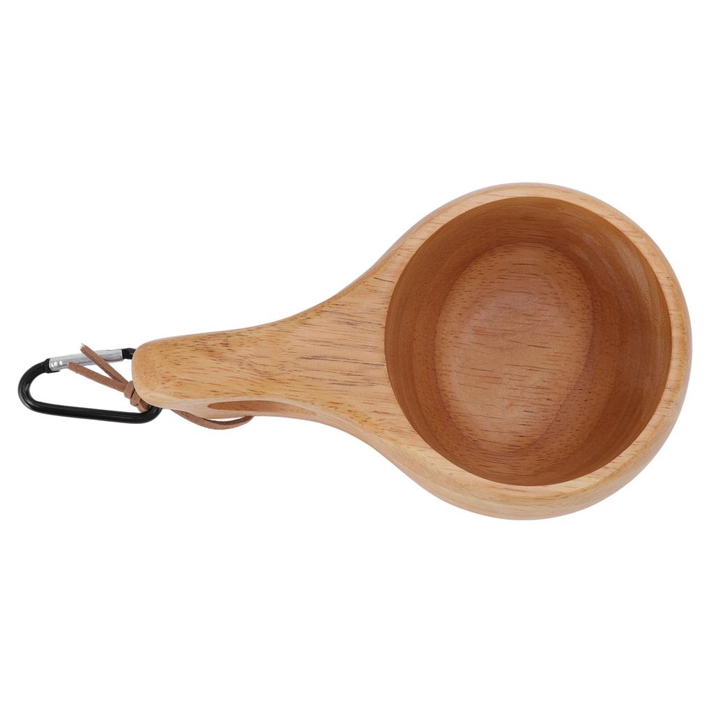 Wooden Cup Finland Style Handmade Natural Portable Mug Drinking Cup for Coffee Tea Milk