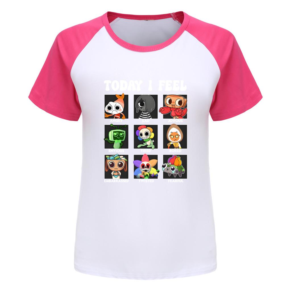 5405 Kids Dandy World Print Raglan Short Sleeves T-Shirt