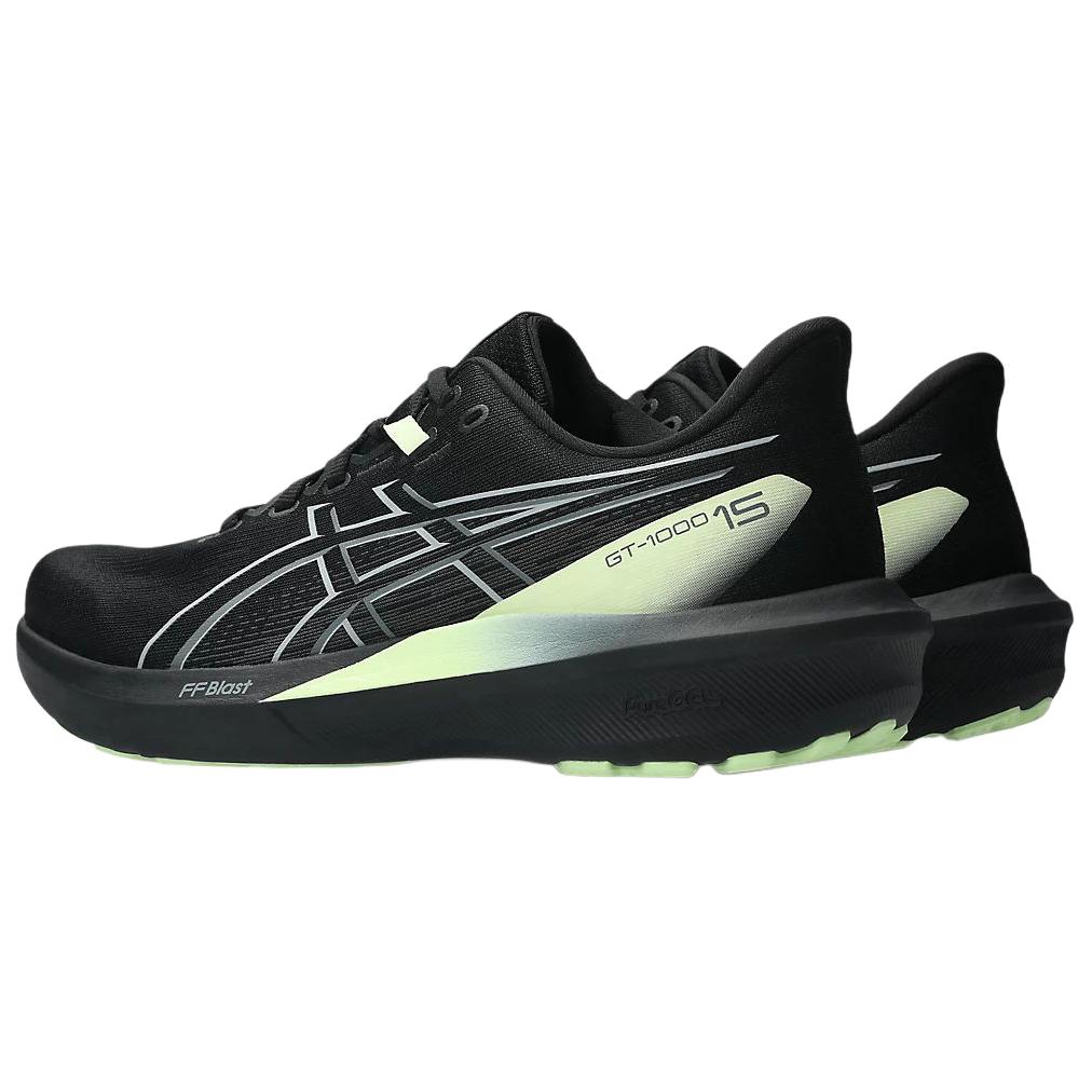 ASICS Abrasion Resistant Breathable Running Shoes Men's Black Yellow 1011C230-003