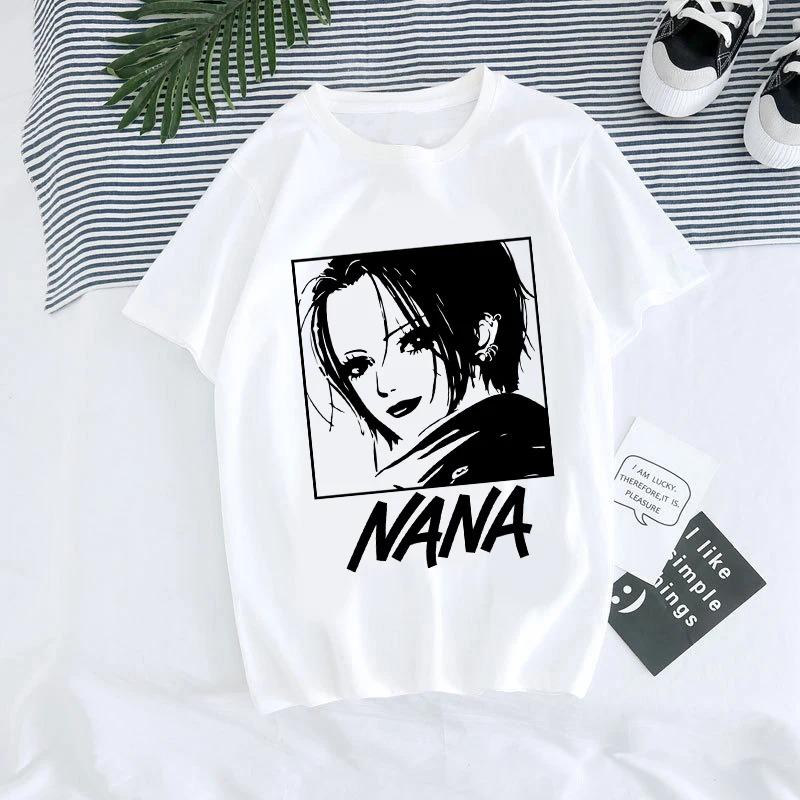 ZX TEE Nana Anime T-Shirt Nana Anime Shirt Nana Osaki Manga Charakter Shirt BLACK STONES Merchandise Japanisches Anime Charakter Print T-Shirt