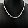 European and American Men's Tennis Necklace Ins Hip-hop Simple Single Row Zirconium Jewelry Versatile Accessories