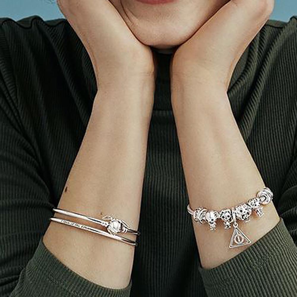 100% 925 Sterling Silver Přívěsek Millenium Falcon Falcon Přívěsek Fit Originální módní šperky Dámský náramek DIY dárek