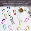 5Pcs Multi-Uses Carabiner Aluminum Alloy Carabiner Hooks Carabiner Spring Clips for Outdoor Hiking Camping Fishing