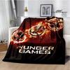 The Hunger Games Print Deka Flanelová deka Domácí cestovní deka deka tenká deka Teplá deka dárek k narozeninám
