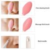1PZ/4PZ Cura della Pelle Bellezza Lavaggio Viso Pennello in Silicone Esfoliante Pulizia Naso Rimozione Punti Neri Strumenti Con Testa di Ricambio