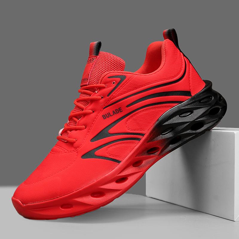 Herren Freizeit-Sportschuhe, Frühling und Herbst neuer Stil Netz Laufschuhe, leichte Slipper, modische Herrenschuhe