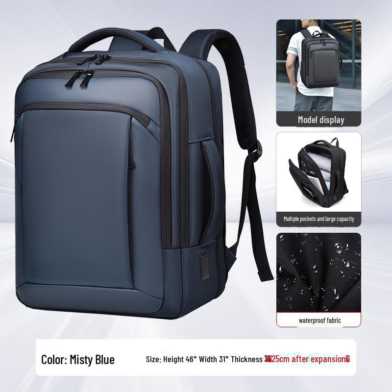 Men's & Women's High-End Fashion Backpack - Ballistic Nylon, Waterproof, Lightweight, Commuter & School Bag