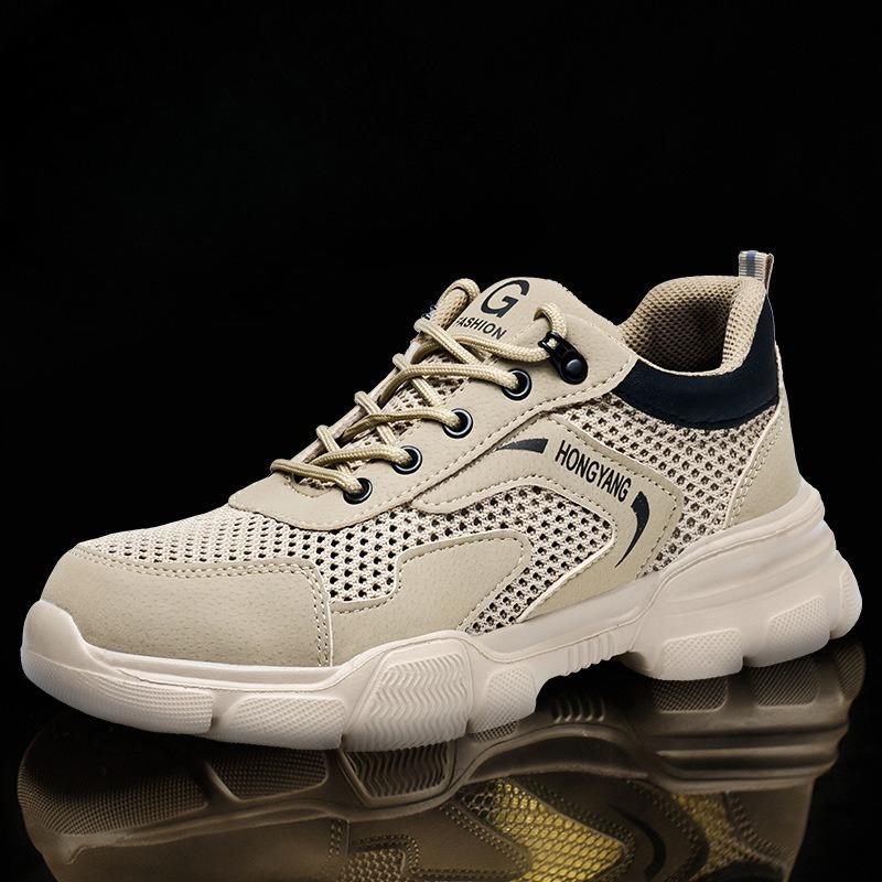 Fashion New Unisex Safety Shoes Men Work Sneakers Indestructible Safety Boots Women Shoes Men Steel Toe Shoes Sport Style