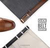 CHAOREN Business Belt Set 3cm Narrow No Comfort Suit Gift Box Included Men's (2-Piece Set), Width, Auto-Lock, Holes, Click, Belt,