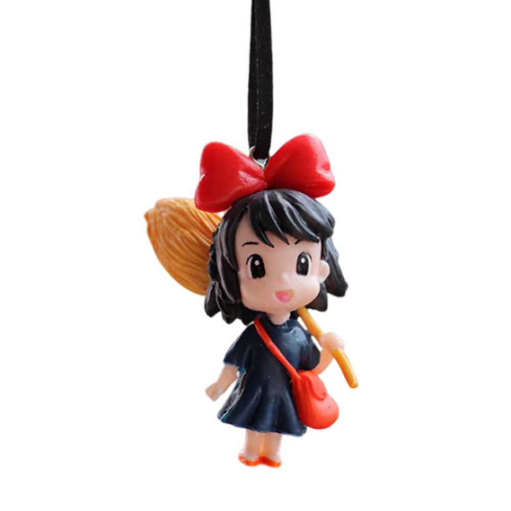 Anime Car Ornaments Cute Girl Decorative Pendant Car Rearview Hanger Car Interior Decor For Minivan Caravan Car SUV