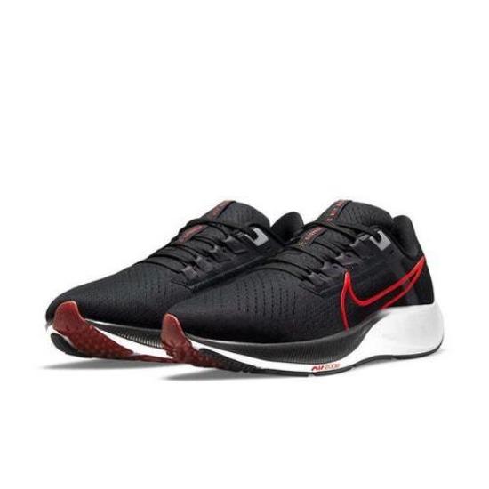 

Nike Air Zoom Pegasus 38 Black Light Crimson CW7356-008 EU 46 чорний/дим