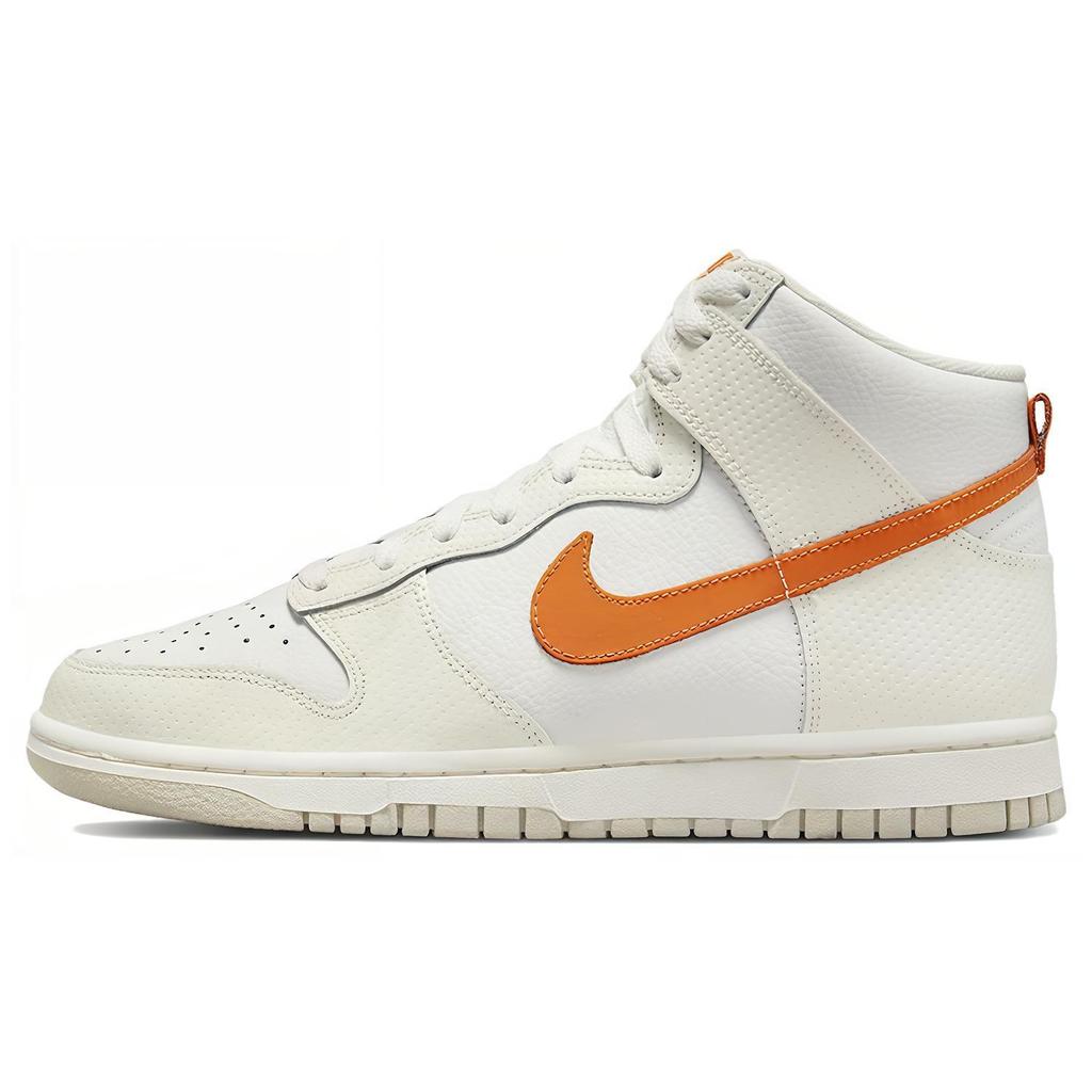 New Nike Dunk High White Magma Orange Women's DV6986-100